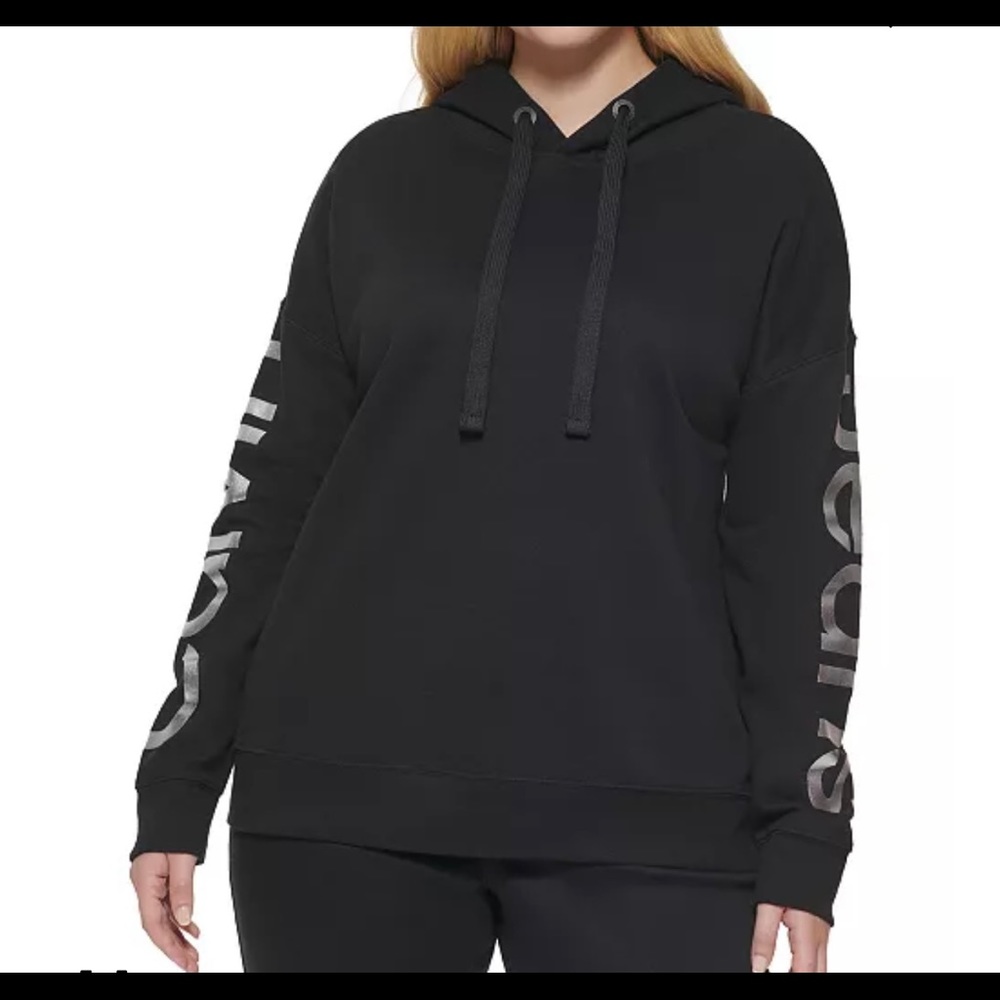 Calvin Klein Plus Size Logo Hoodie Sz 3X
